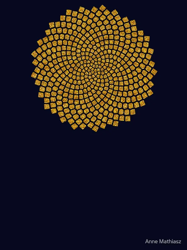 Sunflower,_Seed,_Fibonacci,_Spiral,_Golden_Ratio,_Math,_Geometry_Essential_T-Shirt