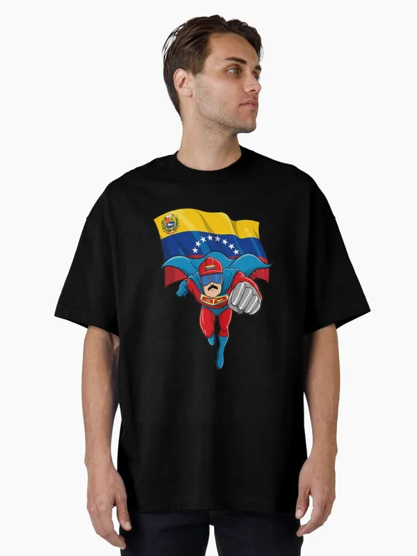 Superbigote_Venezuelas_Superhero_Protector_Oversized_T-Shirt