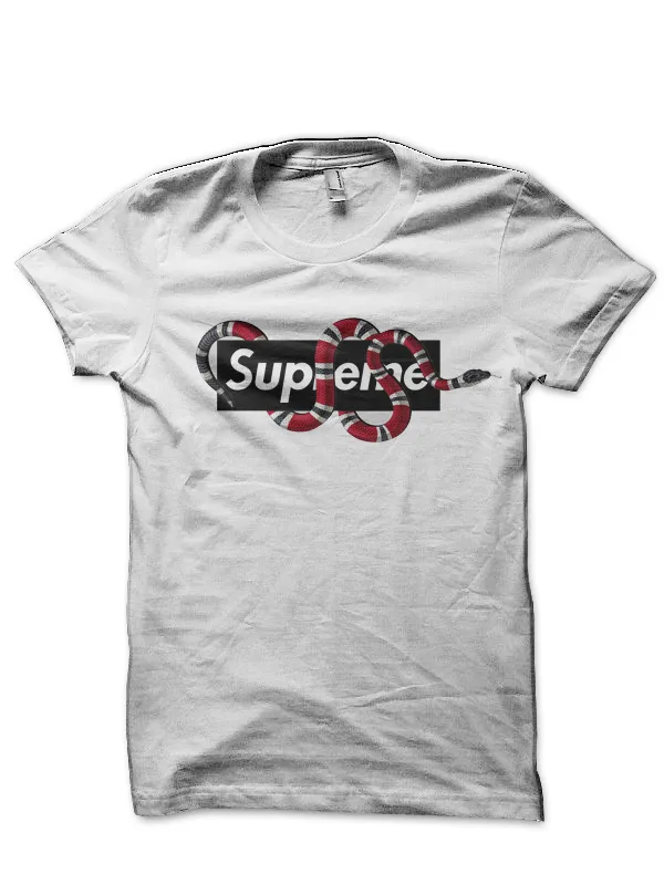 Supreme_Gucci_Snake_White_T-Shirt
