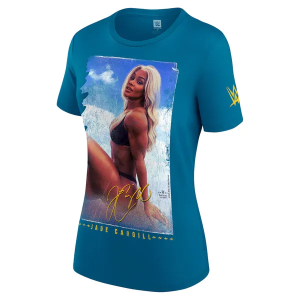 Teal_Jade_Cargill_Beach_Photo_T-Shirt