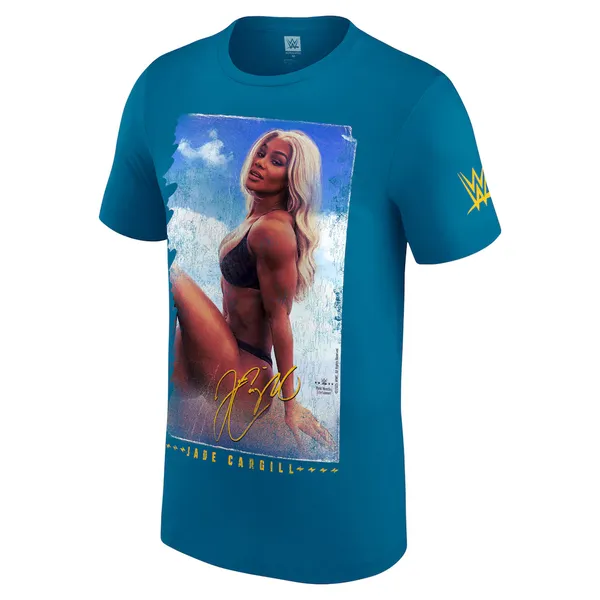 Teal_Jade_Cargill_Beach_Photo_T-Shirt