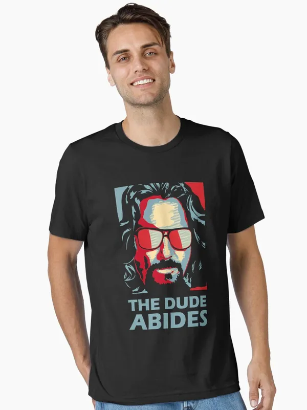 The_Dude_Abides_Man_Essential_T-Shirt