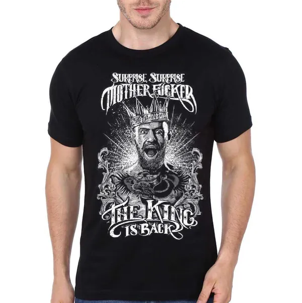 Theb_King_Is_Back_Black_T-Shirt