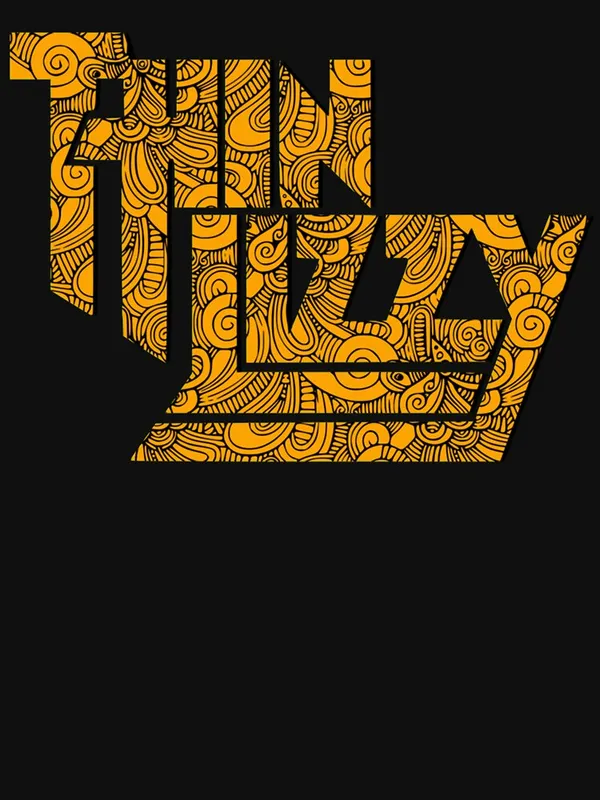 Thin_Lizzy_text_Classic_T-Shirt