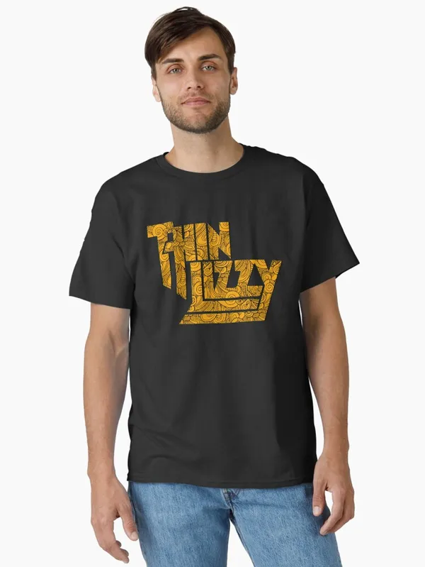 Thin_Lizzy_text_Classic_T-Shirt