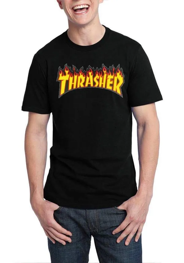 Thrasher_Black_T-Shirt