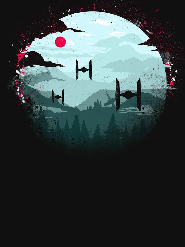 Tie_Fighters_At_Dawn_Classic_T-Shirt
