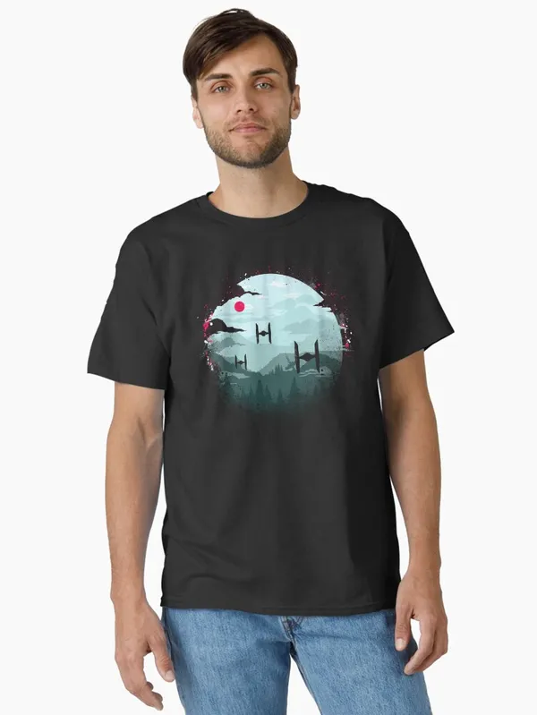 Tie_Fighters_At_Dawn_Classic_T-Shirt