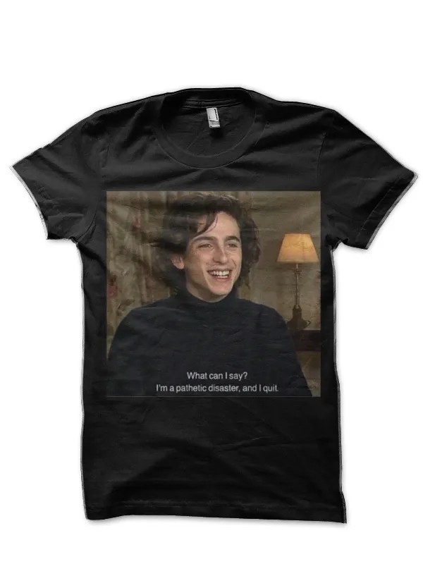 Timothee_Chalamet_Funny_Moment,_Dark_Humour,_Sad_Meme_T-Shirt