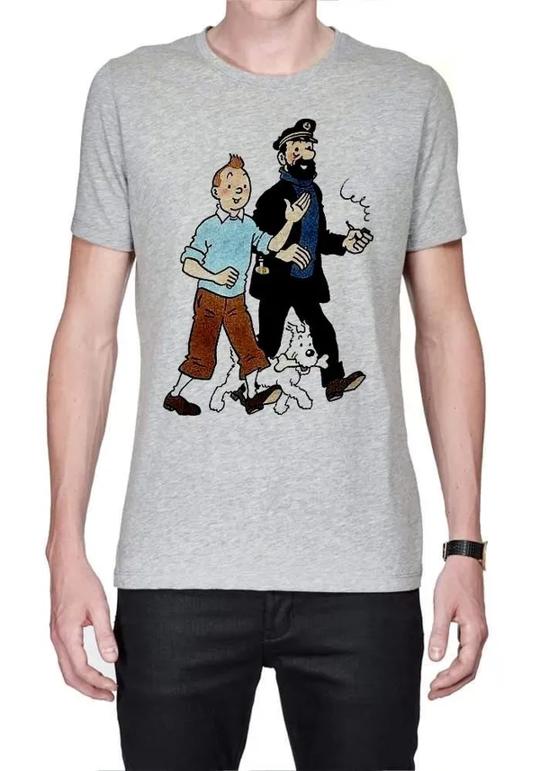 Tintin_Grey_T-Shirt