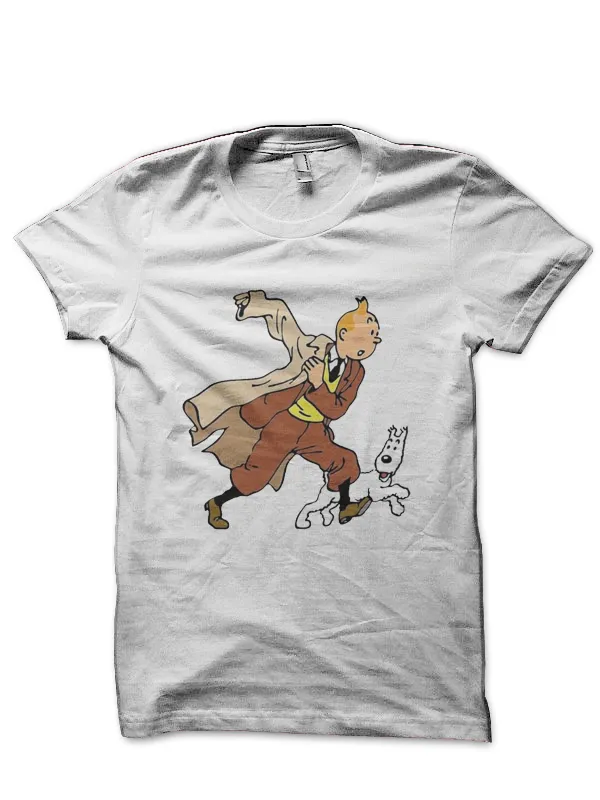 Tintin_Half_Sleeve_White_T-Shirt