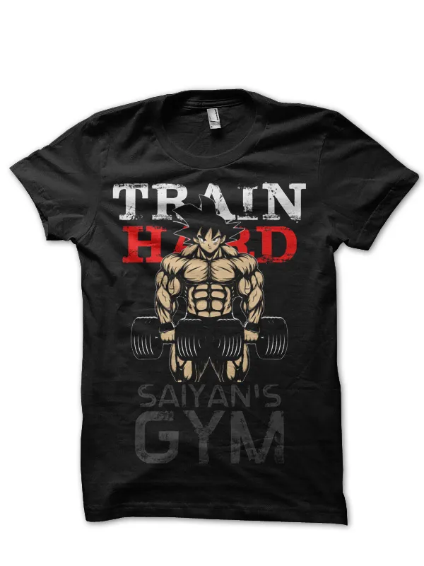 Train_Hard_Goku_T-shirt