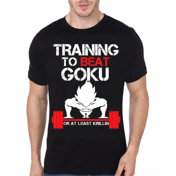 Training_To_Beat_Goku_T-Shirt