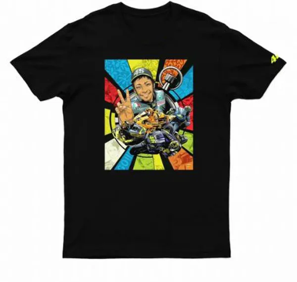 VR_46_Comic_Black_T-Shirt