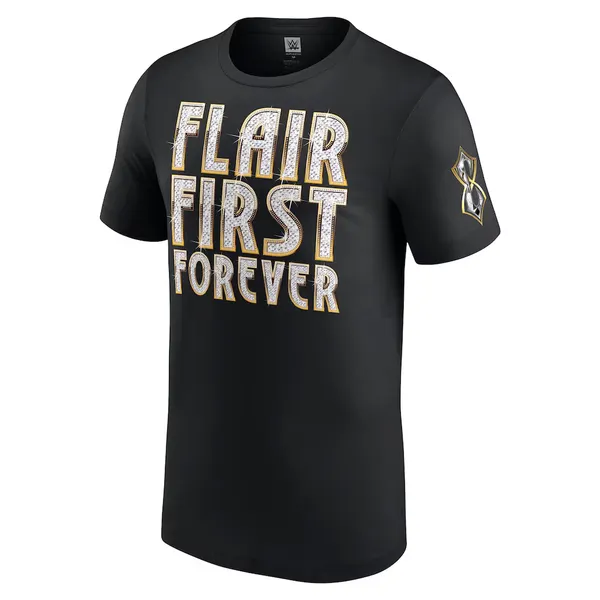 WWE_Black_Charlotte_Flair_Women's_Royal_Rumble_2025_Winner_T-Shirt
