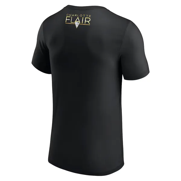 WWE_Black_Charlotte_Flair_Women's_Royal_Rumble_2025_Winner_T-Shirt