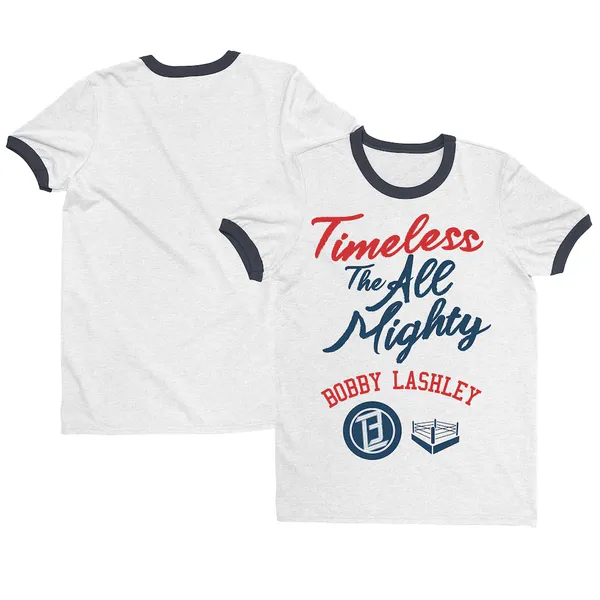 White_Bobby_Lashley_Timeless_Ringer_T-Shirt