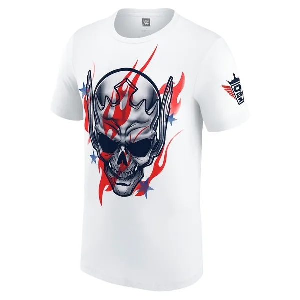 White_Cody_Rhodes_Stars_&_Stripes_Nightmare__Round_Neck_T-Shirt_For_Men