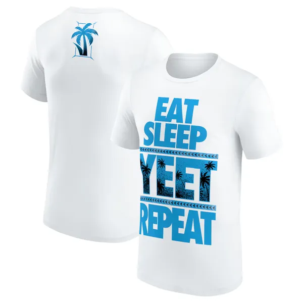 White_Jey_Uso_Eat,_Sleep,_Yeet,_Repeat_T-Shirt