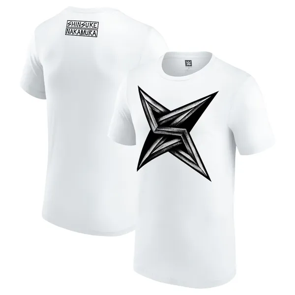 White_Shinsuke_Nakamura_Shuriken_T-Shirt