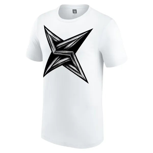 White_Shinsuke_Nakamura_Shuriken_T-Shirt