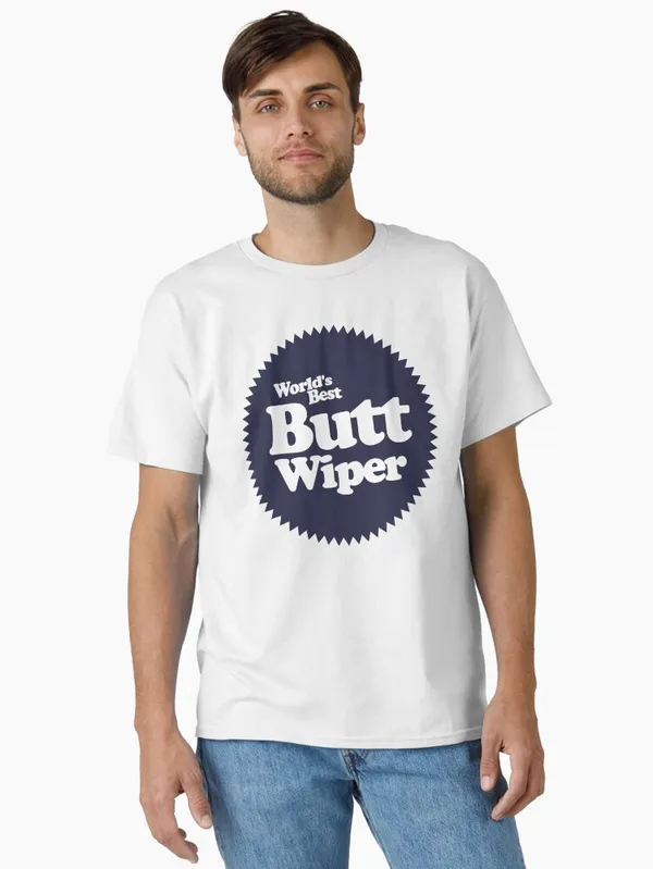 Worlds_Best_Butt_Wiper_Classic_T-Shirt