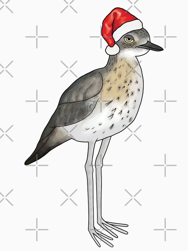 Xmas_annoyed_bush_stone_curlew_Classic_T-Shirt