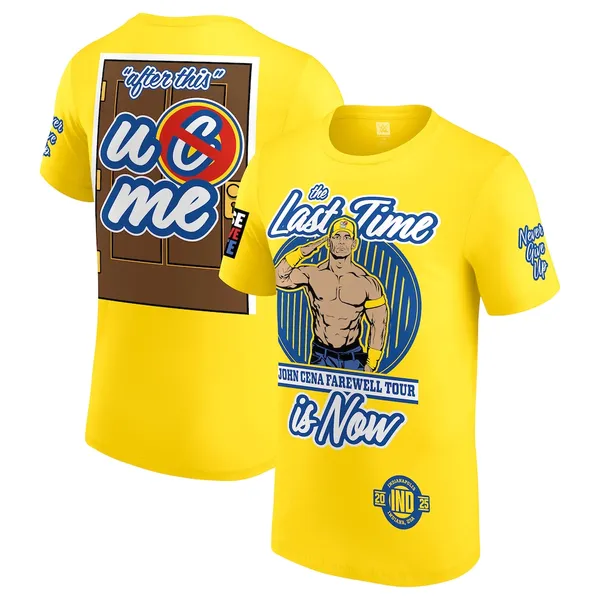 Yellow_John_Cena_Farewell_Tour_2025_Indianapolis__Round_Neck_T-Shirt_For_Men