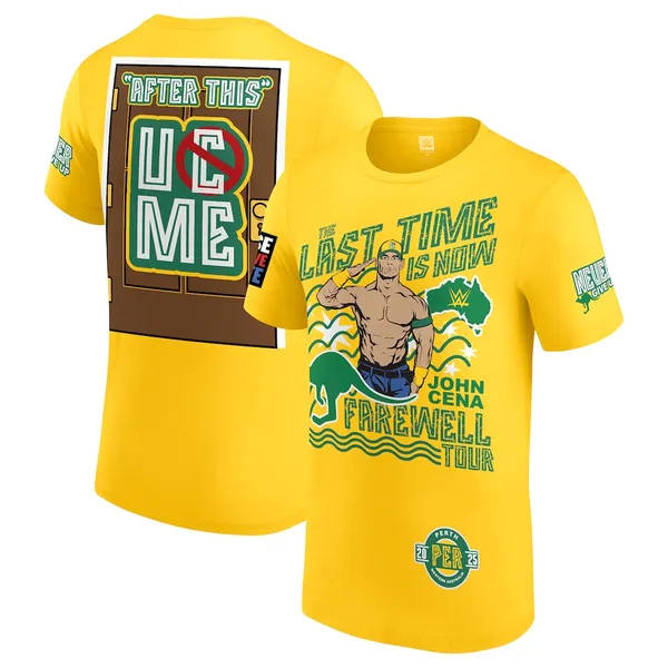 Yellow_John_Cena_Farewell_Tour_2025_Perth__Round_Neck_T-Shirt_For_Men