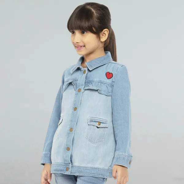 Under_Fourteen_Only_Boys_Blue_Solid_Casual_Oxford_Shirt_|_Full_Sleeves_Regular_Fit_Collared_Cotton_Shirt_with_Chest_Embroidery_&_Placement_Stripe_Print_for_Kids