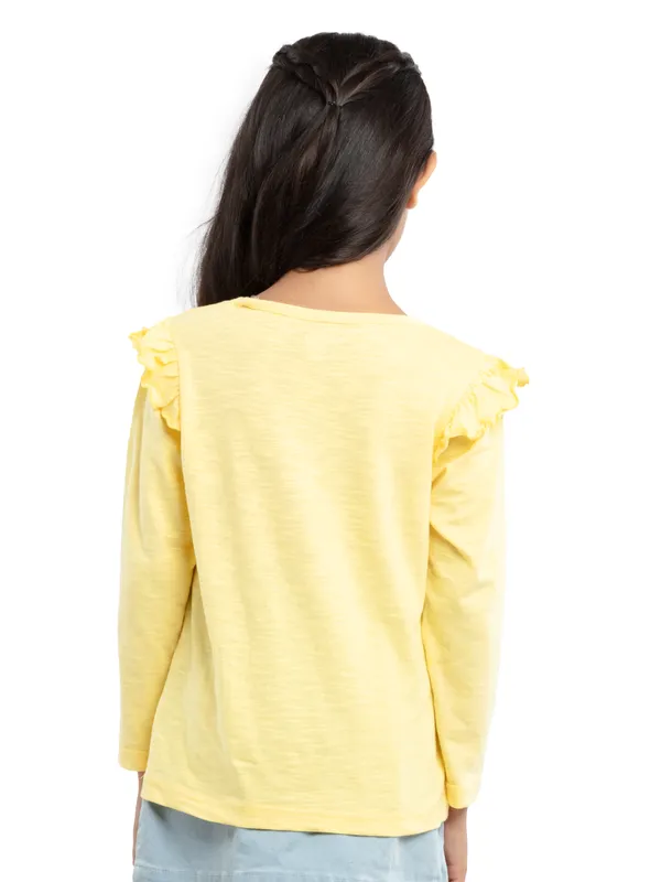 Yellow_Cotton_Regular_Fit_Tops_For_Girls