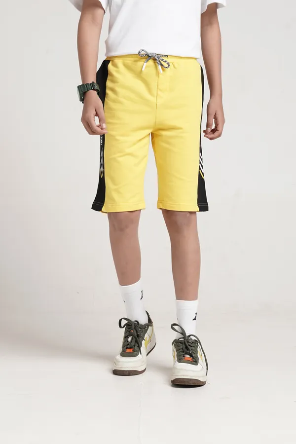 Boys_Cotton_Elastic_Rib_Waistband_Contrast_Cut_N_Sew_Side_Printed_Panel_Slim_Fit_Shorts