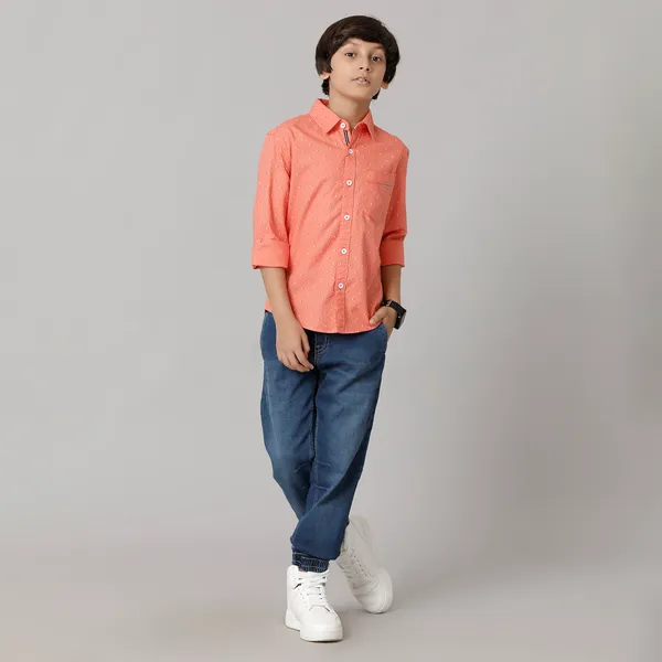 Peach_Cotton_Regular_Fit_Shirts_For_Boys