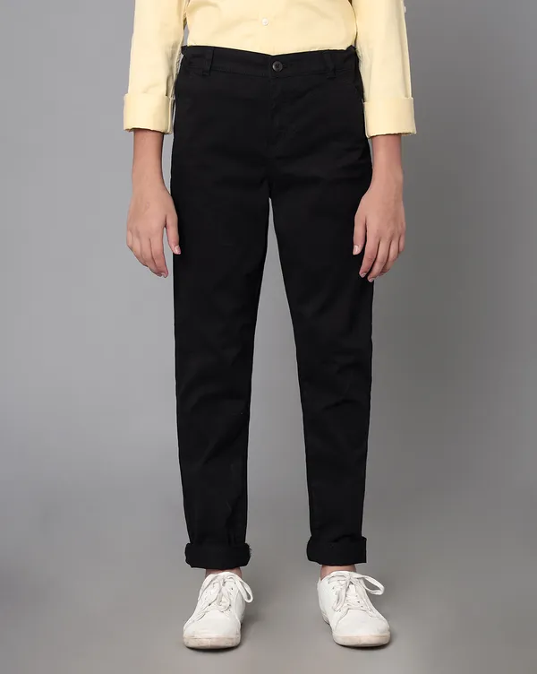 Black_Cotton_Spandex_Slim_Fit_Trousers_For_Boys