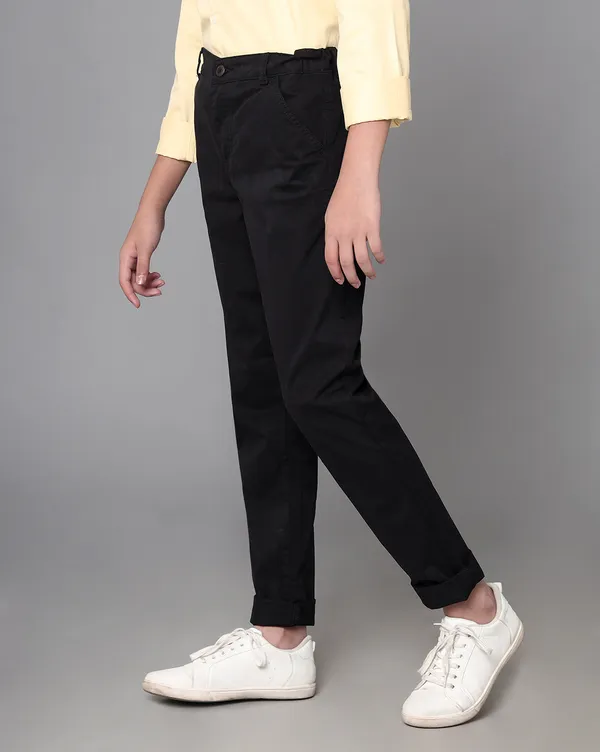 Black_Cotton_Spandex_Slim_Fit_Trousers_For_Boys