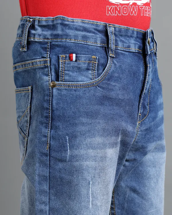 Under_Fourteen_Only_Girls_Light_Blue_Textured_Wide_Leg_Denim_Jeans_|_High_Waist_Stretch_Denim_Pants_with_Bow_Cut-Out_Detail_for_Kids