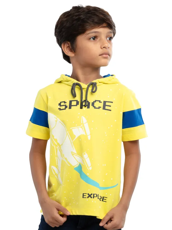 Yellow_Cotton_Regular_Fit_T-Shirts_For_Boys