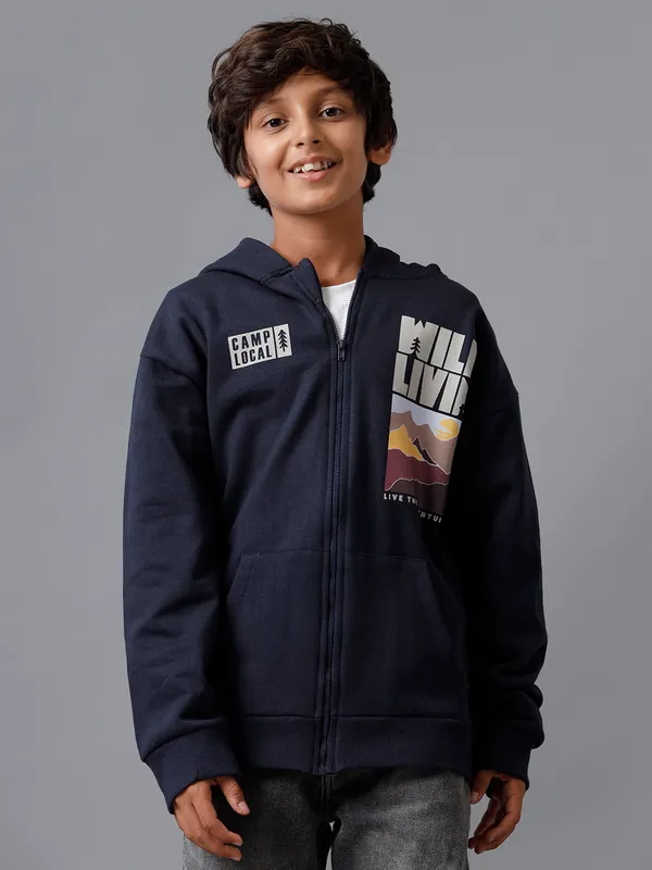 Midnight_Blue_Boys_Hooded_Full_Sleeve_Sweatshirt_With_Front_Open_With_Zipper_With_Wild_Living_Print