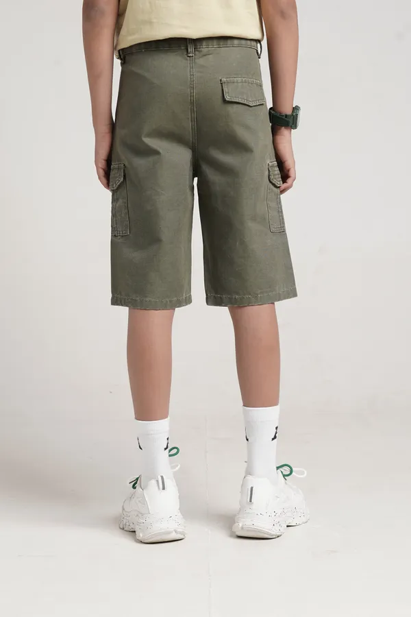 Boys_Cotton_Twill_Cargo_Pocket_Style_Cut_N_Sew_3/4th_Length_Shorts