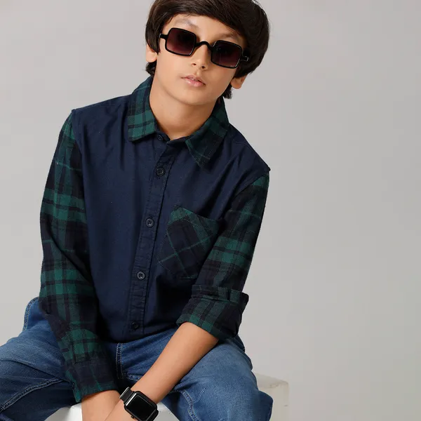 Boys_Cotton_Contrast_Twill_Tape_On_Waistband_Bottom_Foldup_Slim_Fit_Pants