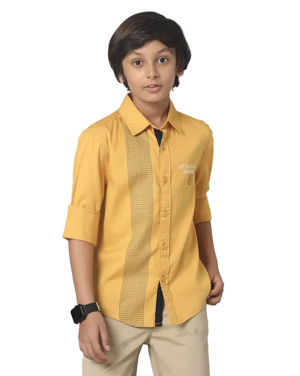 Yellow_Cotton_Regular_Fit_Shirts_For_Boys