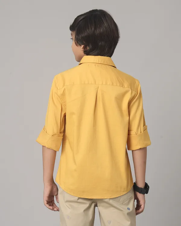 Under_Fourteen_Only_Boys_Navy_Solid_Casual_Poplin_Shirt_|_Full_Sleeves_Regular_Fit_Collared_Cotton_Shirt_with_Chest_Pocket,_Roll-Up_Sleeves_&_Graphic_Print_for_Kids