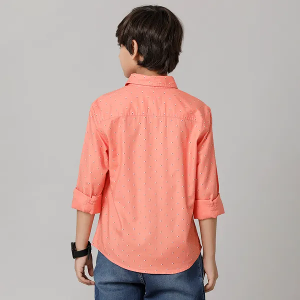 Peach_Cotton_Regular_Fit_Shirts_For_Boys