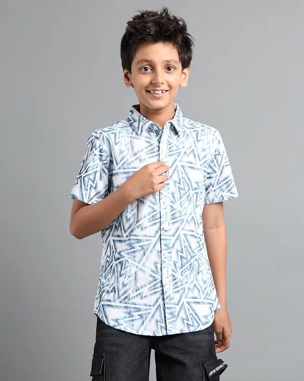 Boys_Dobby_Digital_Printed_Half_Sleeve_Shirt