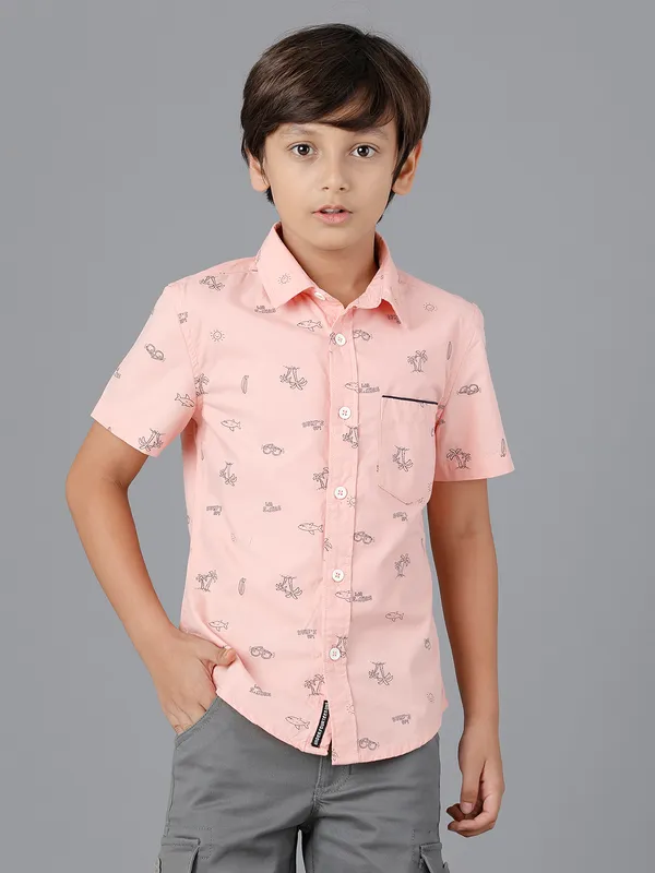 Peach_Cotton_Regular_Fit_Shirts_For_Boys