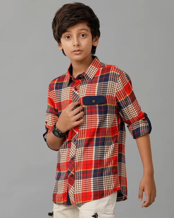 Blue_Boys_Half_Sleeve_Polo_Cut_&_Sew_T-Shirt_With_State_Of_Mind_Print
