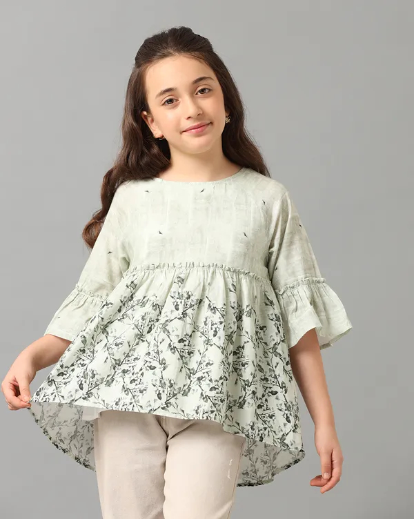 Under_Fourteen_Only_Girls_Black_Textured_Wide_Leg_Denim_Jeans_|_High_Waist_Stretch_Denim_Pants_with_Heart_Appliqu�_&_Distressed_Detail_for_Kids