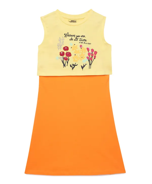 Yellow_Cotton_Regular_Fit_Dresses_For_Girls