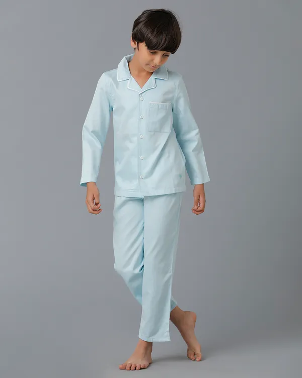 Under_Fourteen_Only_Girls_Light_Blue_Textured_Wide_Leg_Denim_Jeans_|_High_Waist_Stretch_Denim_Pants_with_Heart_Appliqu�_&_Distressed_Detail_for_Kids