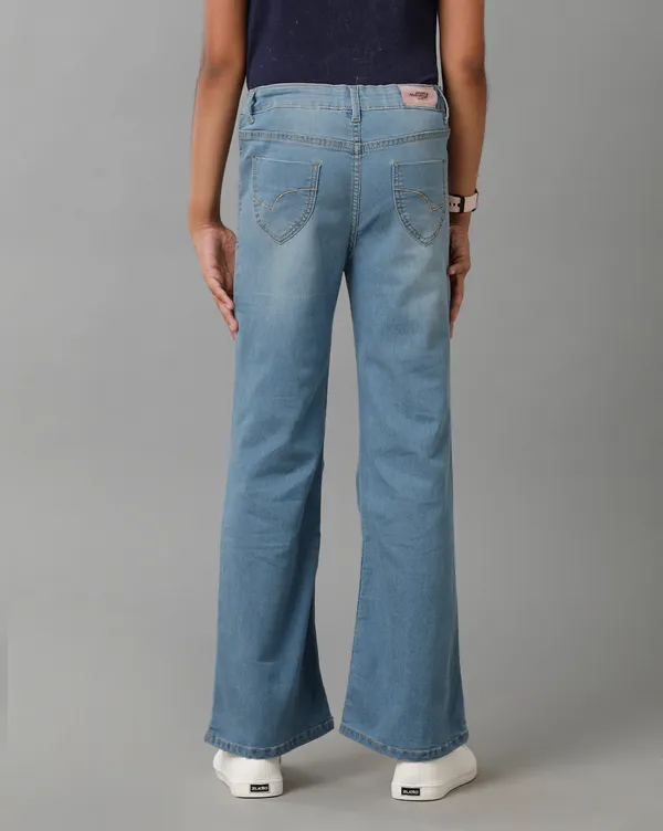 Blue_Cotton_Spandex_Flare_Cut_Fit_Denim_For_Girls